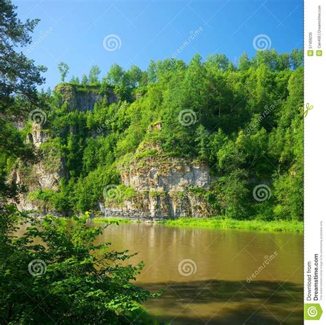 Hay River Russia South Ural Stock Image Image Of Travel Pine
