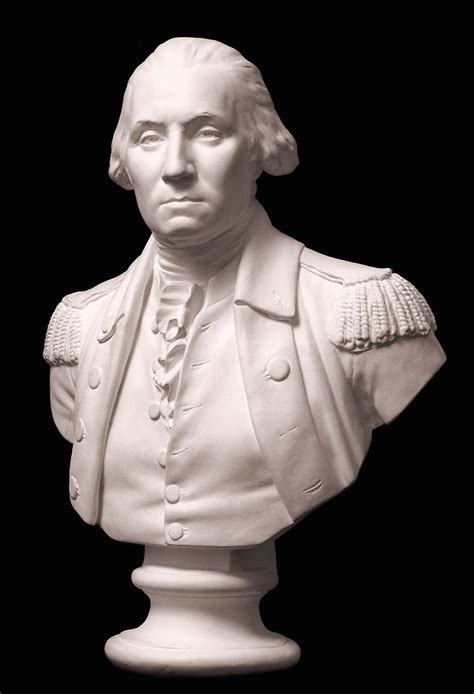 President George Washington Bust Statue Historical Sculpture Political Us