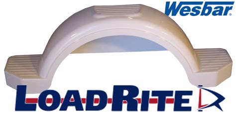 14 Wesbar® Fender White Plastic Load Rite Trailers