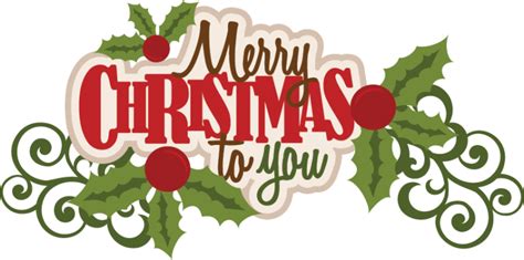 Collection Merry Christmas Clipart Png Transparent Background Free
