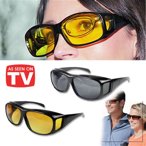 new 2020 hd night vision wraparound sunglasses fits over glasses as seen on tv ebay