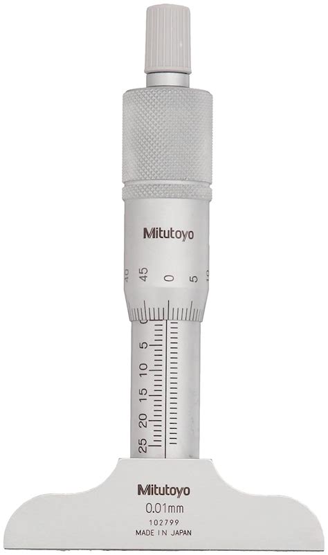 Mitutoyo 128 101 Vernier Depth Gauge Micrometer Ubuy India