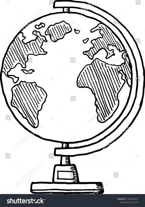 Globe Doodle Images Stock Photos And Vectors Shutterstock
