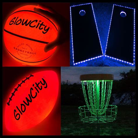 Glow In The Dark Sports Equipment - Light Up Balls | GlowCity - GlowCity LLC