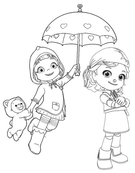 5 Lovely Rainbow Ruby Coloring Pages for Little Girls - Coloring Pages