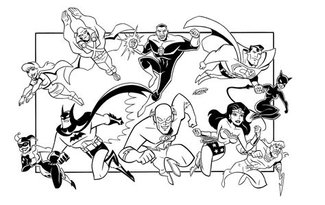 Dc Comics Super Heroes 80438 Superheroes Free Printable Coloring Pages