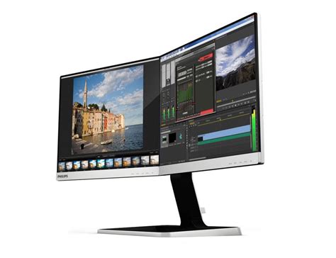 Philips Two In One Monitor Gives You Two Adjustable Panels In One Display