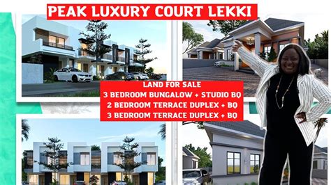Peak Luxury Court Sangotedo Lekki Selling Plot Of Lands Bedroom Bungalow Bedroom