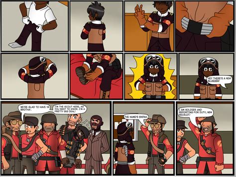 Tf2 Comic Meet The New Mercenary Page 13 By Pilotking On Deviantart