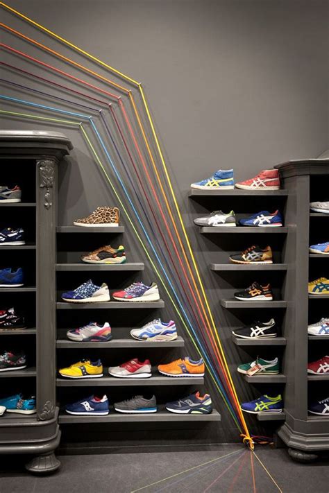 very unique shoe wall clothing store interior clothing store design shoe room shoe wall shoe