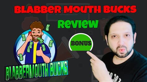 Blabbermouth Bucks Review Dont Buy It 🛑 Without My Bonuses 🛑 Youtube