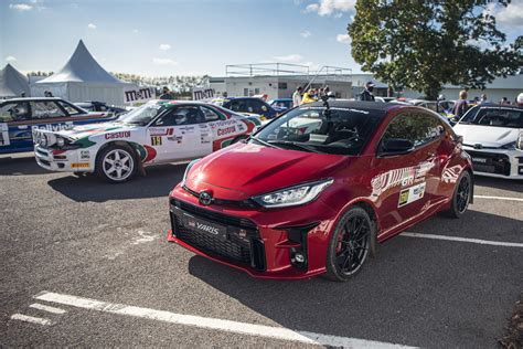 Toyota Gr Yaris Makes Dynamic Debut In Goodwood Among Rally Legends