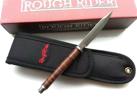 Rough Rider Self Defense Shiv Slim Design Fixed Blade Knife