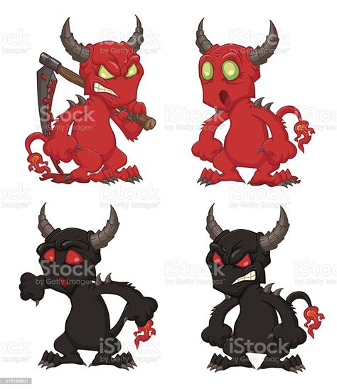 Demons Stock Illustration Download Image Now Monster Fictional