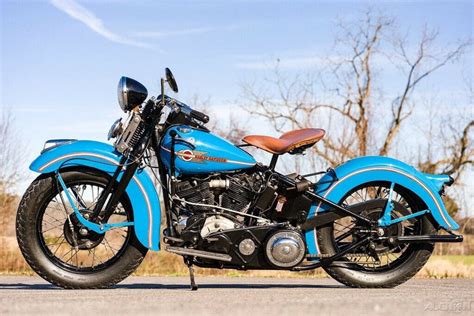 1938 Harley Davidson El Knucklehead El Vintage Antique Restored Museum