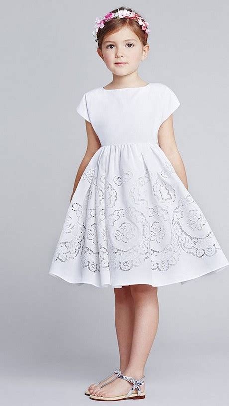 Vestidos Blancos Para Niñas Estilo Y Belleza