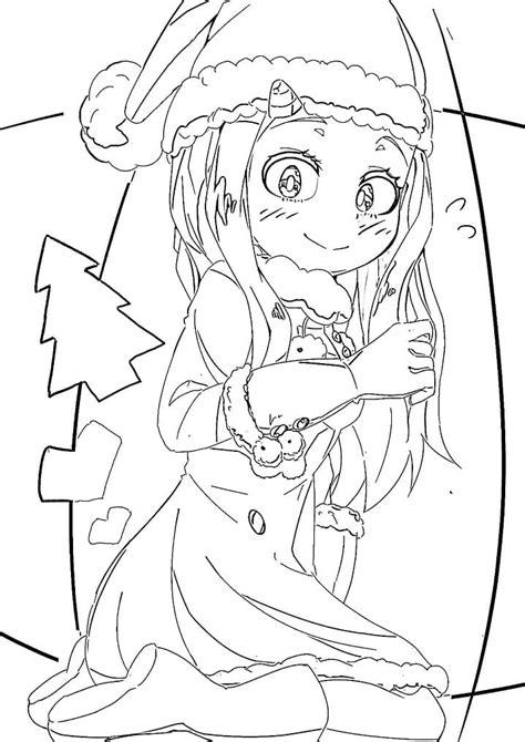 Adorable Eri Coloring Page Anime Coloring Pages