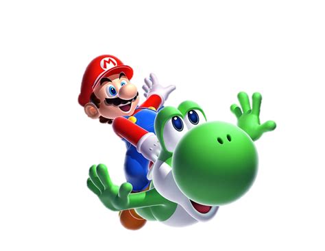 Mario Riding Yoshi By Darkmoonanimation On Deviantart