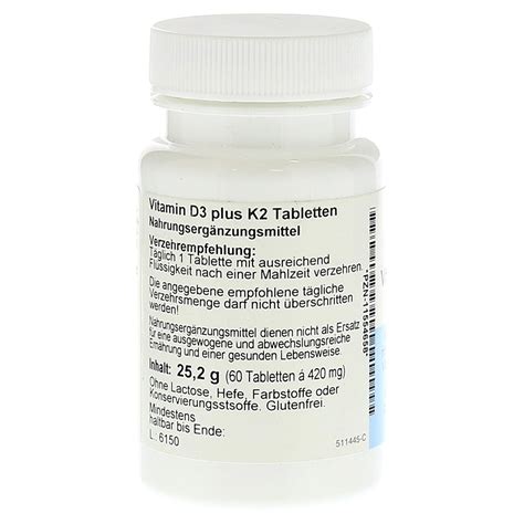 vitamin d3 plus k2 tabletten 60 stück kaufen medpex