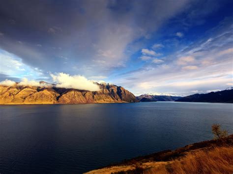 Lake Hawea New Zealand Best Scenery Hd Wallpaper Preview