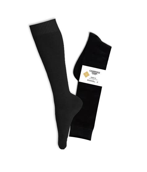 black knee high socks adult final sale cambridge uniforms