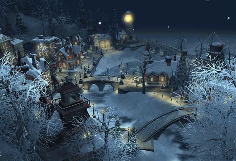 Download Snow Village 3d Screensaver 12 Build 12