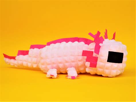 Minecraft Axolotl Plush Toy 16 Gamer T Etsy