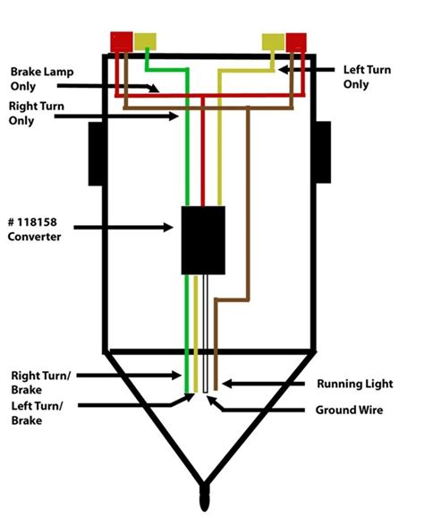 I'm assuming the 4th wire goes to the trailer brakes. Wiring Bargman LED Double Tail Light # 47-84-612 So that Turn Signal Functions Independently ...