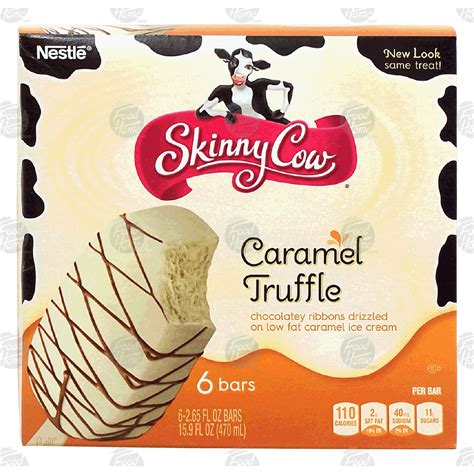 Nestle Skinny Cow Caramel Truffle Low Fat Ice Cream Bars 6 15 9 Fl Oz More Ice Cream Bars