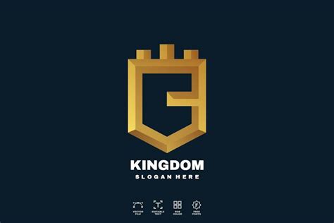 Kingdom Logo Design Template Logos Ft Kingdom And Design Envato Elements