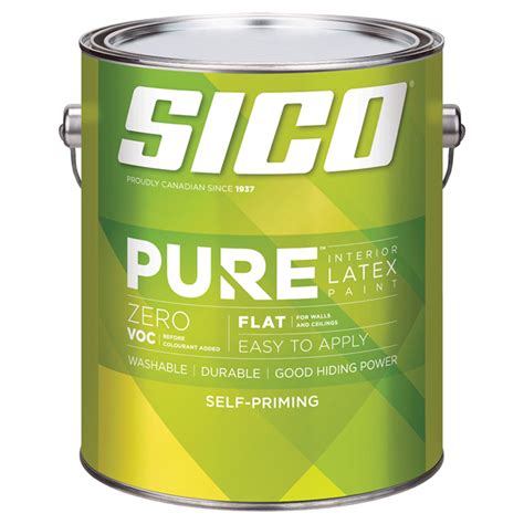Yes, even those leftovers from your walls! SICO PURE Flat Finish Interior Latex Paint | Réno-Dépôt