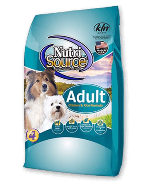 The combination of rice to chicken will be 2 to 1. NUTRISOURCE DOG ADULT CHICKEN & RICE 5LBS - Pickering ...