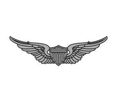 Us Army Basic Aviator Badge Vector Files Dxf Eps Svg Ai Crv Etsy