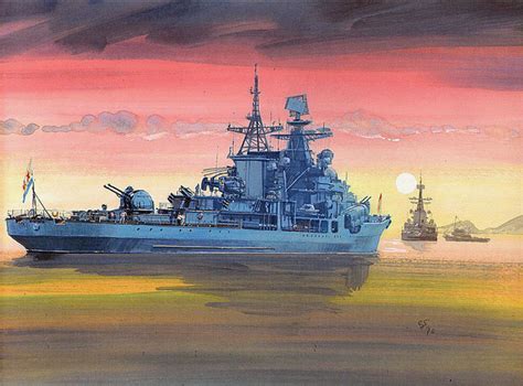 Navy Paintings By Artist Vladimir Emyshev