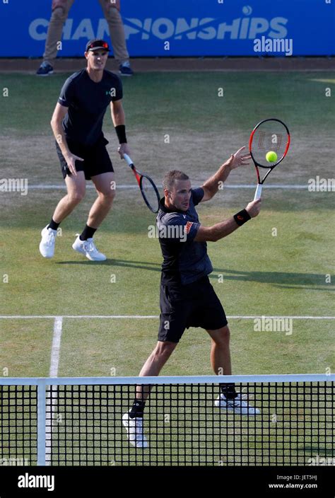 Britain S Jamie Murray And Brazilian Bruno Soares During The Men S Tennis Doubles Final At The