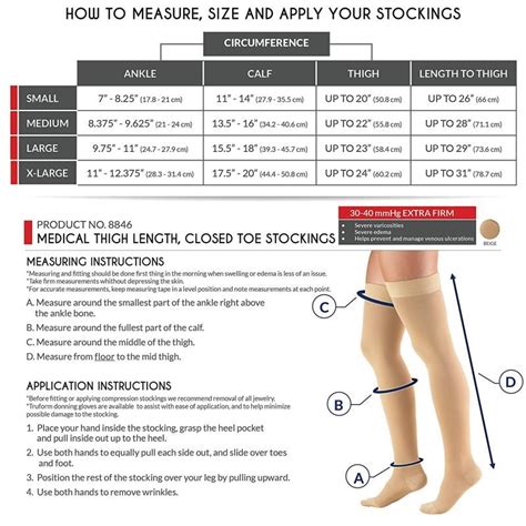 buy truform compression stockings thigh high 30 40 mmhg closed toe
