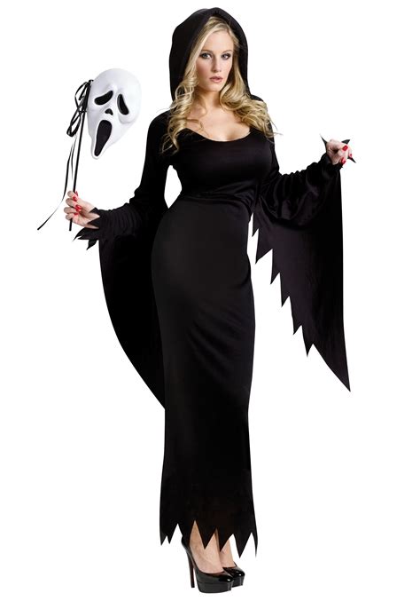 Womens Sexy Ghost Face Costume Halloween Costume Ideas 2023