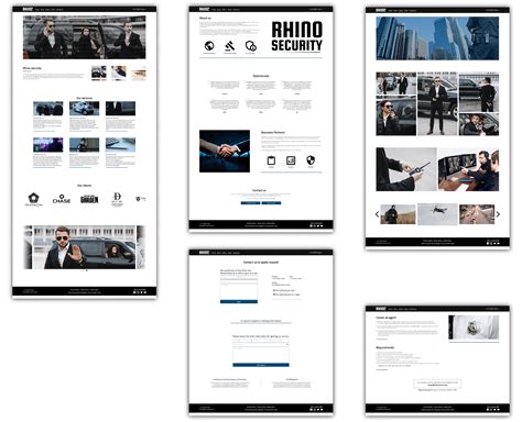 RHINO Security - Website on Behance