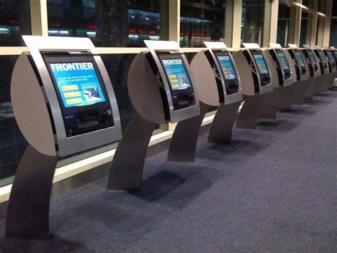 Airport Check In Kiosk And Airline Kiosks