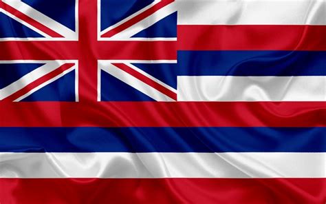 Download Wallpapers Hawai Flag Flags Of States Flag State Of Hawai