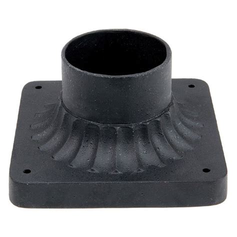 Experience premium, american made lamp globes and fixtures. Capital Lighting 9809BK Black Pier Mount Base for 3 ...