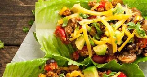 Taco Vegetarian Lettuce Wraps Simple Recipe Ideas