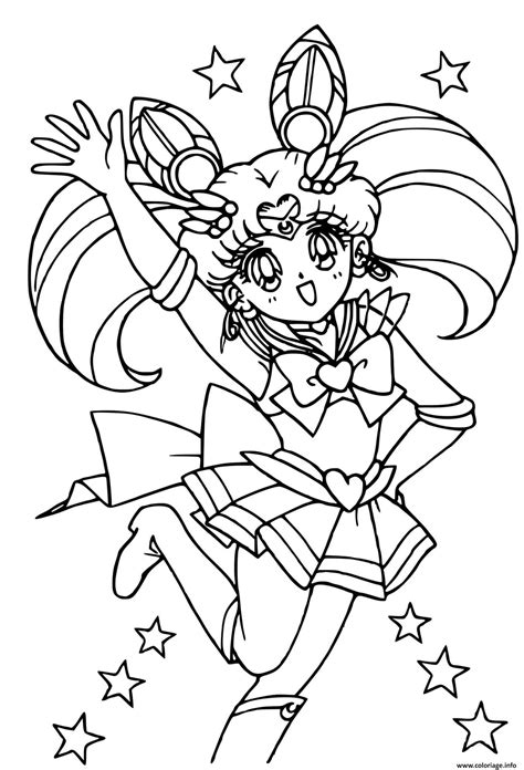 Coloriage Sailor Mini Moon JeColorie Com