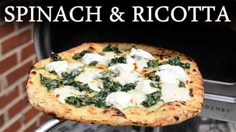 No Music Pizza Bianca Recipe With Creamy Ricotta And Spinach Thin