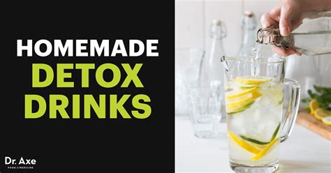 Make Your Own Detox Drinks For 5 Health Benefits Dr Axe