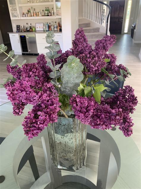 Its Lilacs Season At Tjs Floral Arrangement Of French Lilacs And