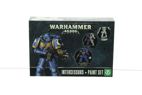 Warhammer 40000 Intercessors Paints Set Whtreasury