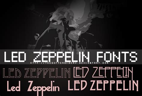 It has been downloaded more than 96444 times since its creation.the font led zeppelin ii hass less downloads. Led Zeppelin Fonts by TheSofterSideAv on DeviantArt