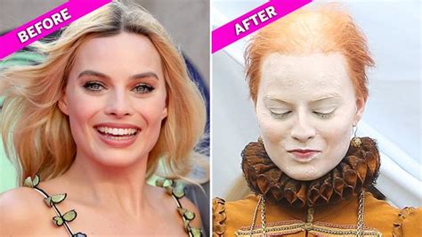 Margot Robbie On Mary Queen Of Scots Set Star Balding And Unrecognisable Au
