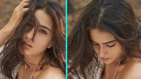 Sara Ali Khan Shows Sultry Side In A Bikini Photoshoot Her Sexy